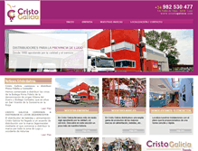 Tablet Screenshot of cristogalicia.com